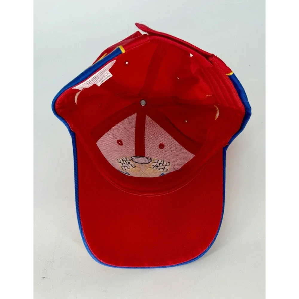 Ford Racing NASCAR Hat Cap Adjustable Flames DP RACING Red